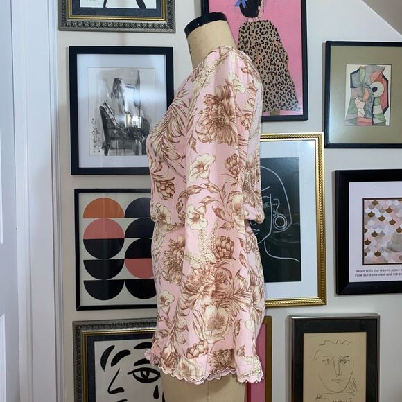 Agua Bendita x Target Womens Size Small Romper Punk Romantic Floral Flare Sleeve - Picture 3 of 8